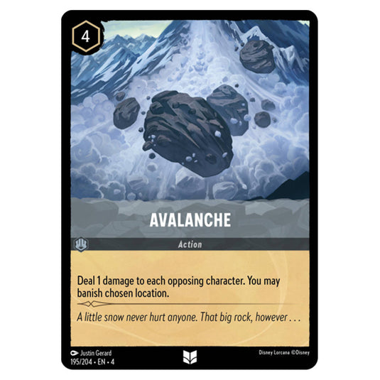 Lorcana - Ursula's Return - Avalanche (Uncommon) - 195/204