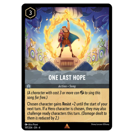 Lorcana - Ursula's Return - One Last Hope (Rare) - 197/204