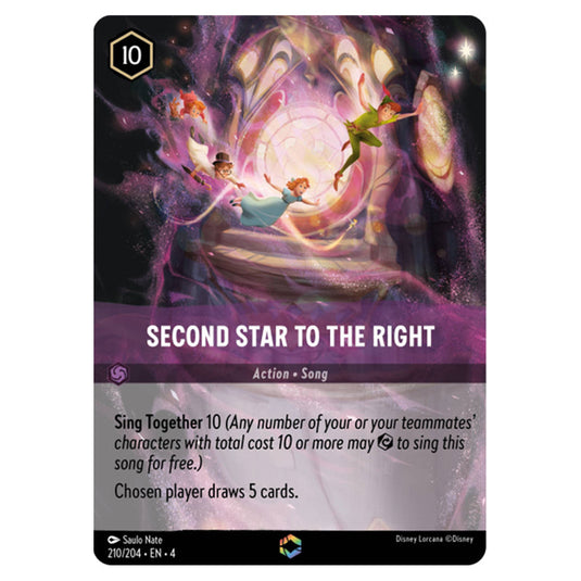 Lorcana - Ursula's Return - Second Star To The Right (Enchanted) - 210/204