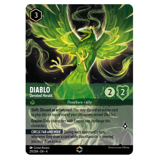 Lorcana - Ursula's Return - Diablo - Devoted Herald (Enchanted)