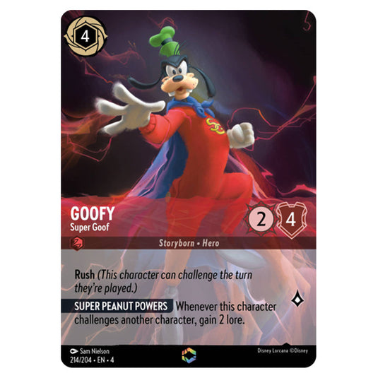 Lorcana - Ursula's Return - Goofy - Super Goof (Enchanted) - 214/204