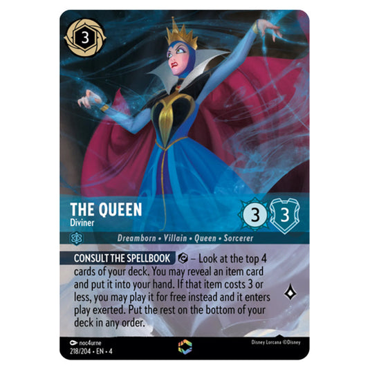 Lorcana - Ursula's Return - The Queen - Diviner (Enchanted) - 218/204