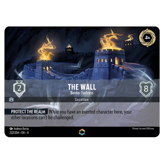 Lorcana - Ursula's Return - The Wall - Border Fortress (Enchanted) - 222/204