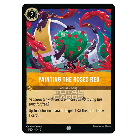 Lorcana - Rise of the Floodborn - Painting the Roses Red (Common) - 030/204