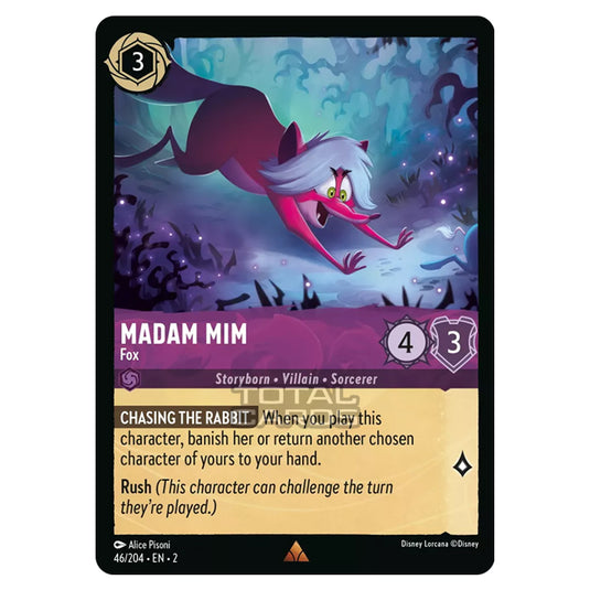 Lorcana - Rise of the Floodborn - Madam Mim - Fox (Rare) - 046/204