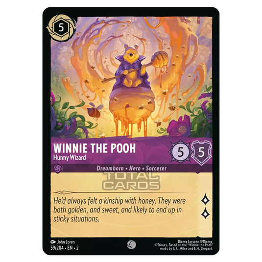 lorcana winnie the pooh cards Amazon.com: Ravensburger Disney Lorcana TCG Card Sleeves Featuring Winnie The Pooh Hunny Wizard by John Loren | 65 Protective Sleeves for TCG Decks