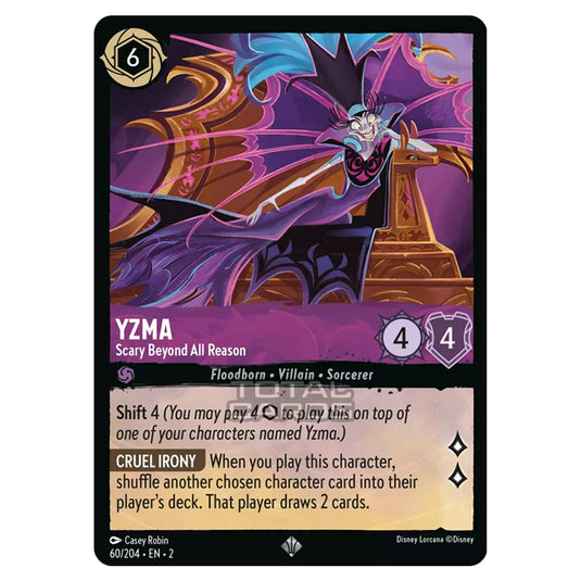 Lorcana - Rise of the Floodborn - Yzma - Scary Beyond All Reason (Supe Lorcana - Rise of the Floodborn - Yzma - Scary Beyond All Reason (Supe