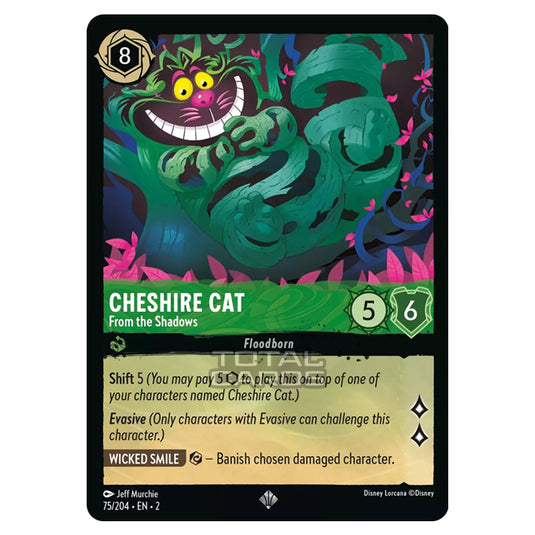 Lorcana - Rise of the Floodborn - Cheshire Cat - From the Shadows (Sup Lorcana - Rise of the Floodborn - Cheshire Cat - From the Shadows (Sup