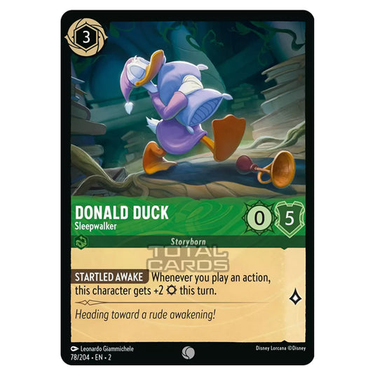 Lorcana - Rise of the Floodborn - Donald Duck - Sleepwalker (Common) - 078/204