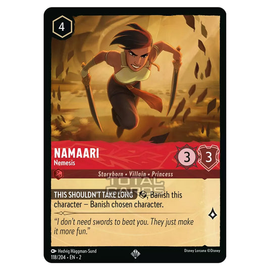 Lorcana - Rise of the Floodborn - Namaari - Nemesis (Super Rare)