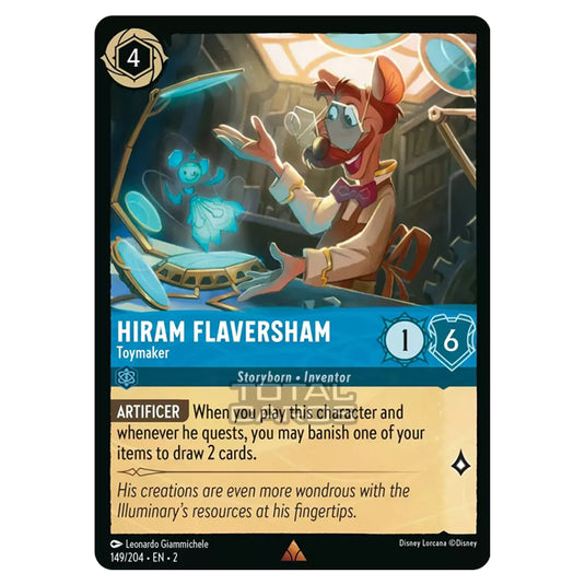 Lorcana - Rise of the Floodborn - Hiram Flaversham - Toymaker (Rare) - 149/204