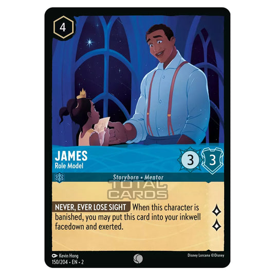 Lorcana - Rise of the Floodborn - James - Role Model (Common) - 150/204