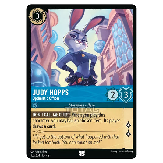 Lorcana - Rise of the Floodborn - Judy Hopps - Optimistic Officer (Uncommon) - 152/204