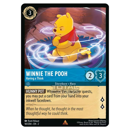 Lorcana - Rise of the Floodborn - Winnie the Pooh - Having a Think (Rare) - 161/204