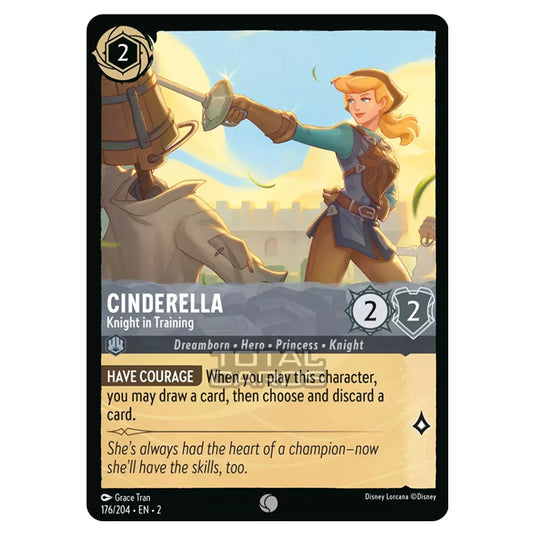 Lorcana - Rise of the Floodborn - Cinderella - Knight in Training (Common) - 176/204