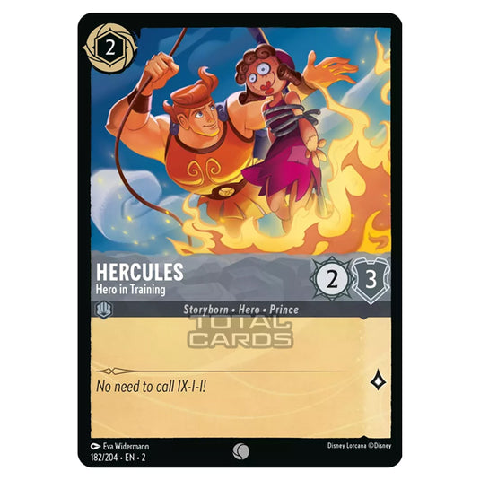 Lorcana - Rise of the Floodborn - Hercules - Hero in Training (Common) - 182/204