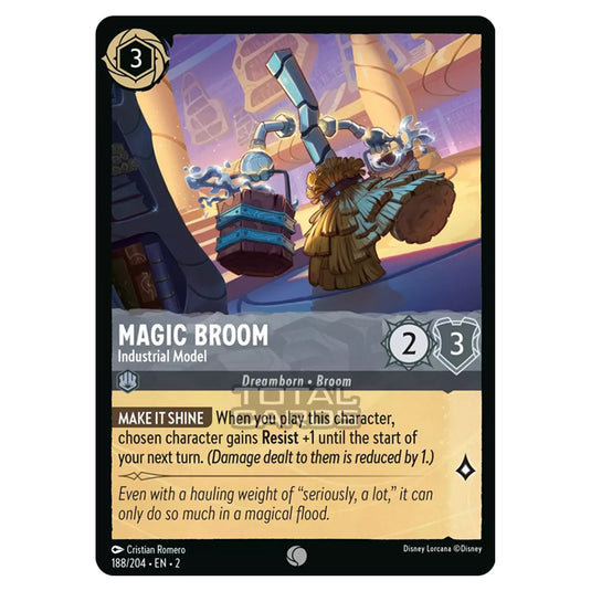 Lorcana - Rise of the Floodborn - Magic Broom - Industrial Model (Common) - 188/204