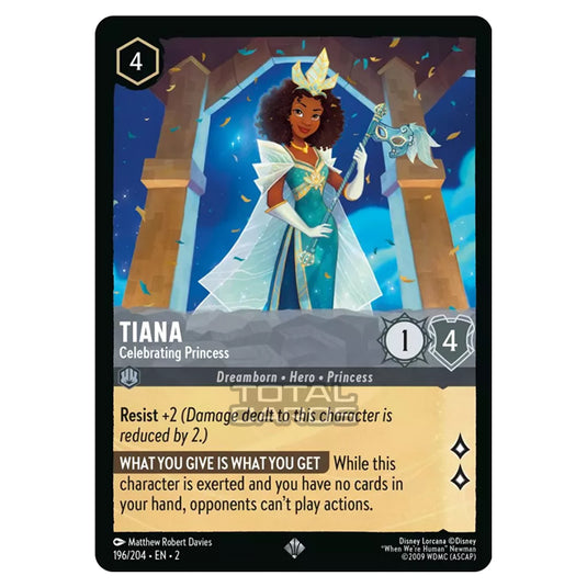 Lorcana - Rise of the Floodborn - Tiana - Celebrating Princess (Super Rare) - 196/204