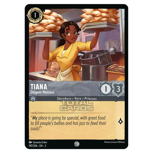 Lorcana - Rise of the Floodborn - Tiana - Diligent Waitress (Common) - 197/204