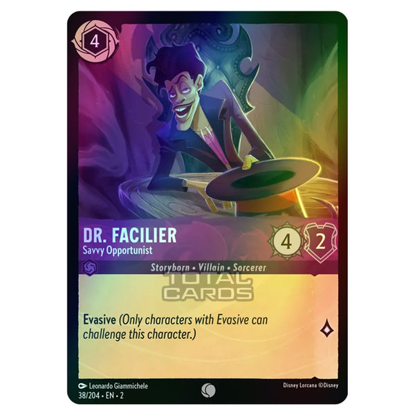 Lorcana - Rise of the Floodborn - Dr. Facilier - Savvy Opportunist (Co Lorcana - Rise of the Floodborn - Dr. Facilier - Savvy Opportunist (Co