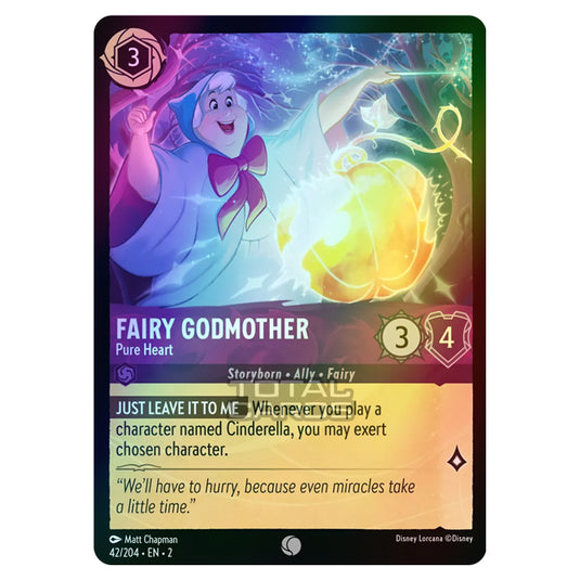 Lorcana - Rise of the Floodborn - Fairy Godmother - Pure Heart (Common) - 042/204 (Foil)