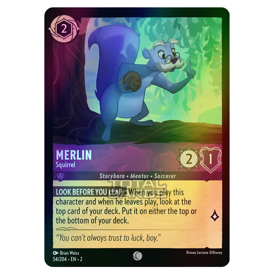 Lorcana - Rise of the Floodborn - Merlin - Squirrel (Common) - 054/204 (Foil)