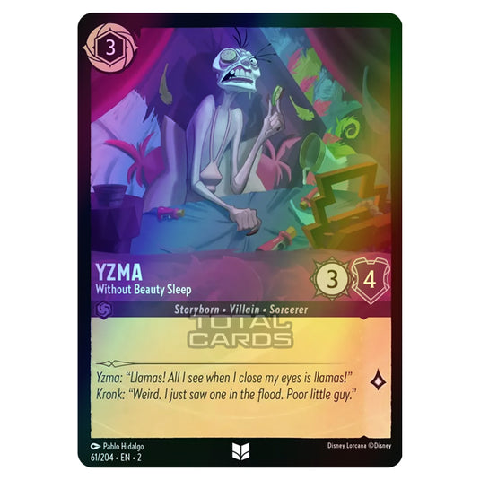 lorcana sleepy card Lorcana - Rise of the Floodborn - Yzma