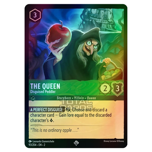 Lorcana - Rise of the Floodborn - The Queen - Disguised Peddler (Super Rare) - 093/204 (Foil)