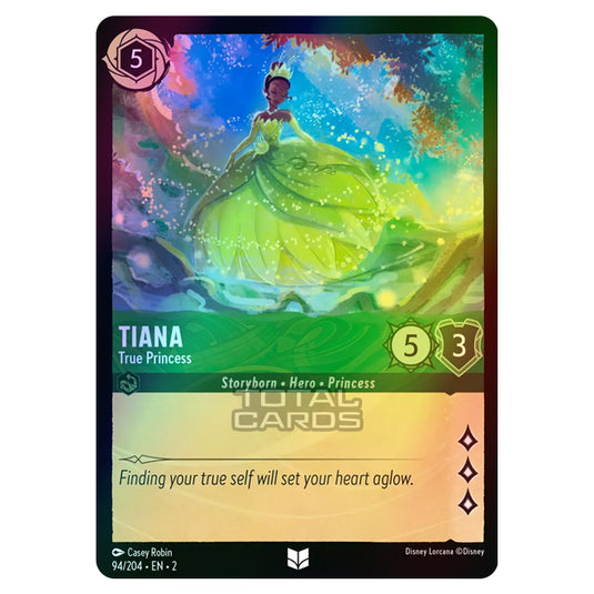 Lorcana - Rise of the Floodborn - Tiana - True Princess (Uncommon) - 094/204 (Foil)