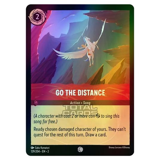 Lorcana - Rise of the Floodborn - Go the Distance (Common) - 129/204 (Foil)