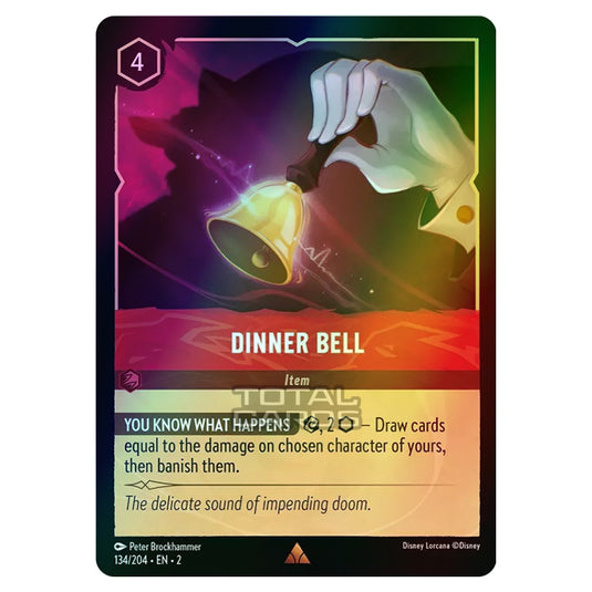 Lorcana - Rise of the Floodborn - Dinner Bell (Rare) - 134/204 (Foil)