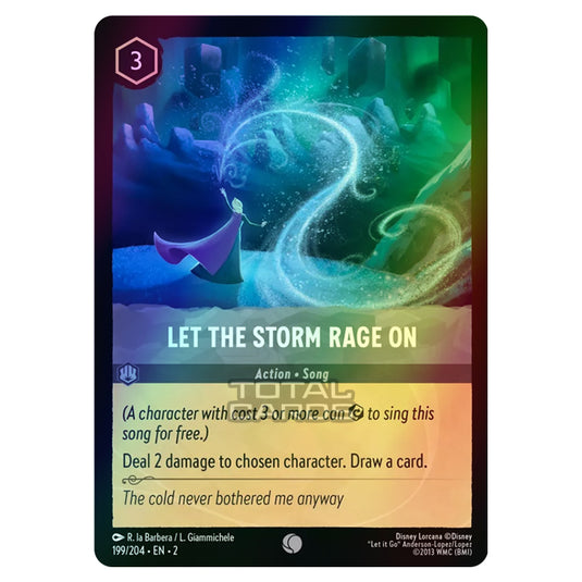Lorcana - Rise of the Floodborn - Let the Storm Rage On (Common) - 199/204 (Foil)