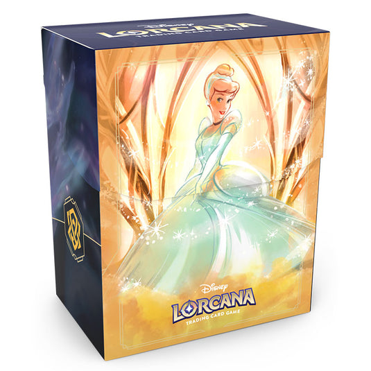 Lorcana Cinderella Deck Box Left