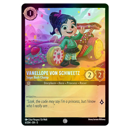 vanellope von schweetz lorcana card Lorcana - Shimmering Skies - Vanellope von Schweetz