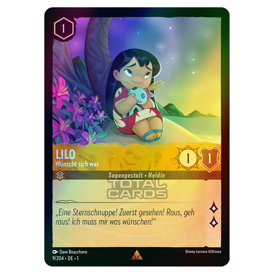 Lorcana - The First Chapter - Lilo - Makes A Wish (Rare) - 9/204 (Foil)