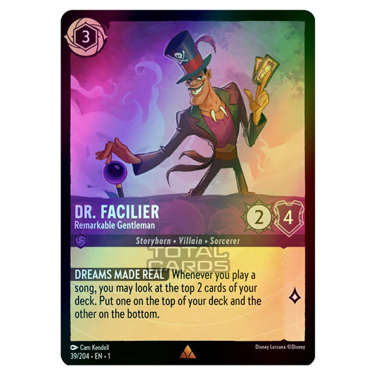 dr facilier lorcana card Lorcana - The First Chapter - Dr. Facilier
