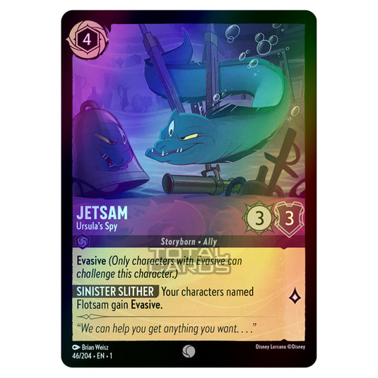 Lorcana - The First Chapter - Jetsam - Ursula's Spy (Common) - 46/204 (Foil)