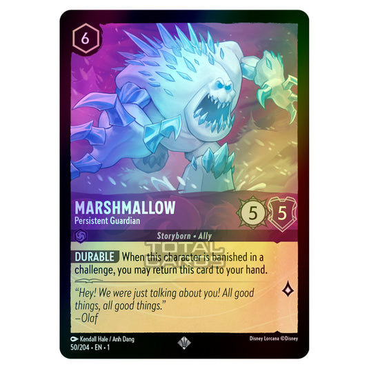 Lorcana - The First Chapter - Marshmallow - Persistent Guardian (Super Rare) - 50/204 (Foil)