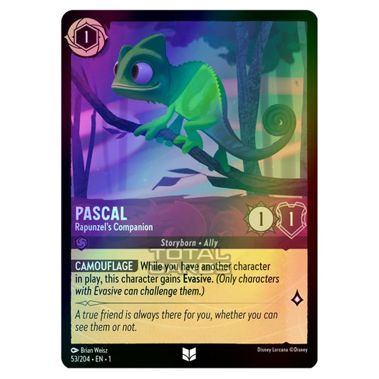 Lorcana - The First Chapter - Pascal - Rapunzel's Companion (Uncommon) - 53/204 (Foil)