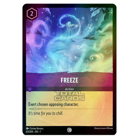 Lorcana - The First Chapter - Freeze (Common) - 63/204 (Foil) Lorcana - The First Chapter - Freeze (Common) - 63/204 (Foil)