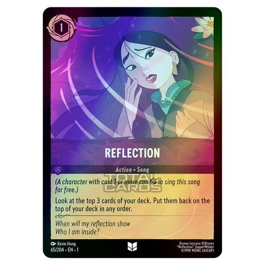 Lorcana - The First Chapter - Reflection (Uncommon) - 65/204 (Foil)