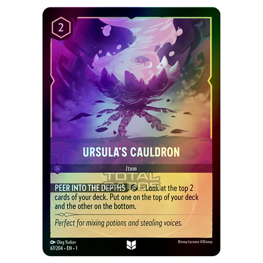 Lorcana - The First Chapter - Ursula's Cauldron (Uncommon) - 67/204 (Foil)