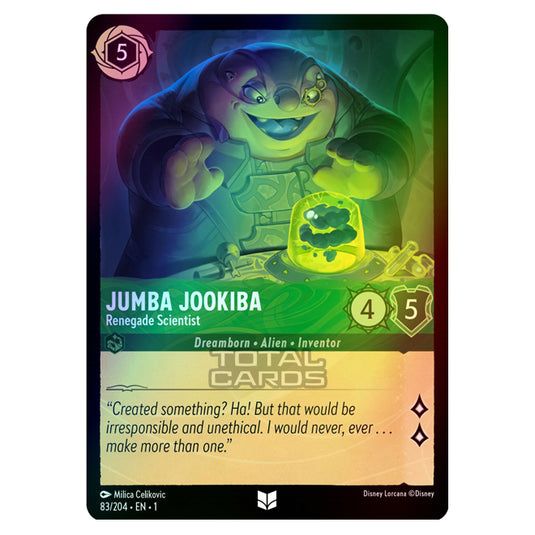 Lorcana - The First Chapter - Jumba Jookiba - Renegade Scientist (Uncommon) - 83/204 (Foil)