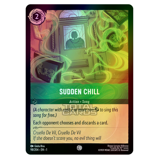 Lorcana - The First Chapter - Sudden Chill (Common) - 98/204 (Foil)