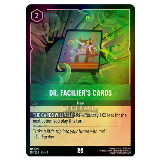 Lorcana - The First Chapter - Dr. Facilier's Cards (Uncommon) - 101/204 (Foil)