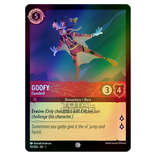 Lorcana - The First Chapter - Goofy - Daredevil (Common) - 111/204 (Foil)