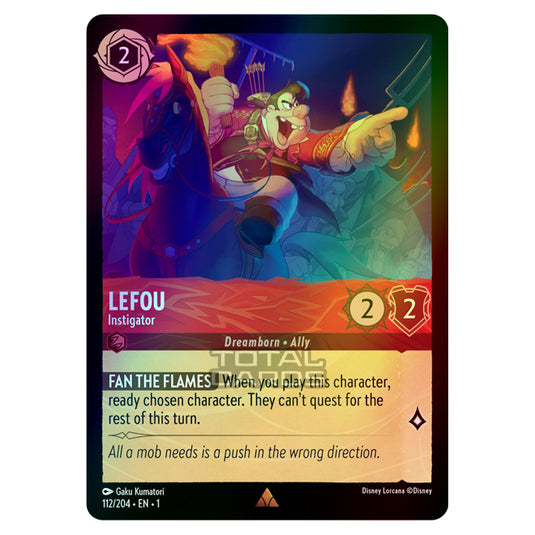 Lorcana - The First Chapter - Lefou - Instigator (Rare) - 112/204 (Foil)