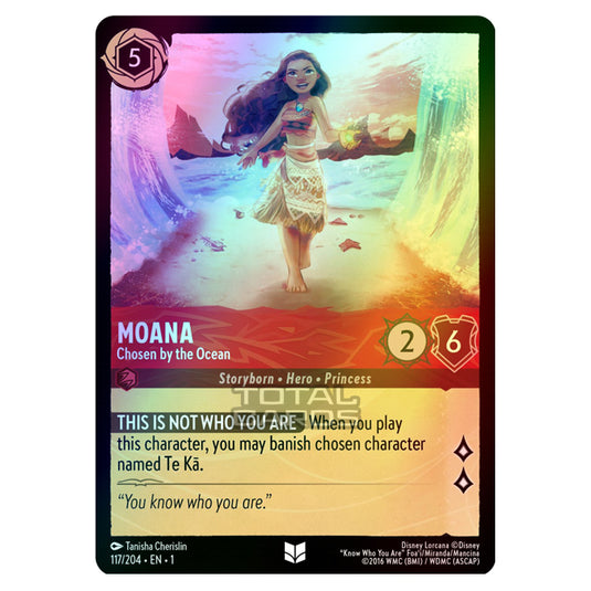 Lorcana - The First Chapter - Moana - Chosen by the Ocean (Uncommon) - 117/204 (Foil)