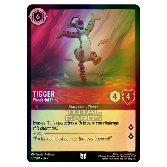 Lorcana - The First Chapter - Tigger - Wonderful Thing (Uncommon) - 127/204 (Foil)