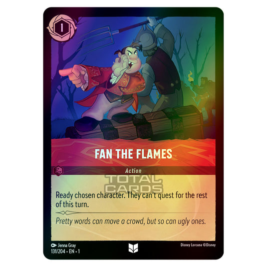 Lorcana - The First Chapter - Fan The Flames (Uncommon) - 131/204 (Foil)